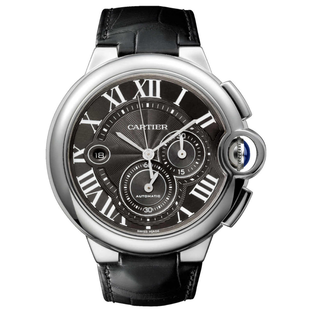 5新]卡地亚 公价8.2万 自动机械男表日期计时