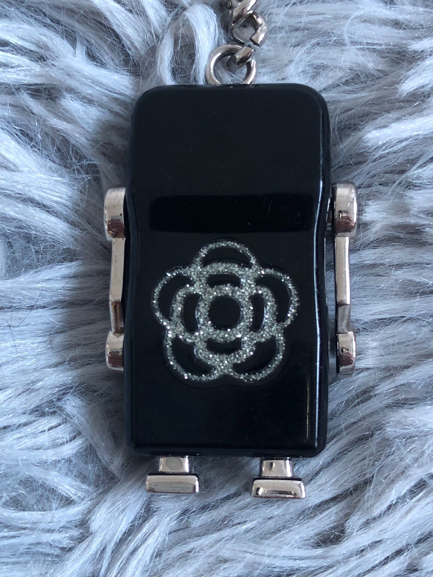 Chanel Robot Keychain Bag Charm — back