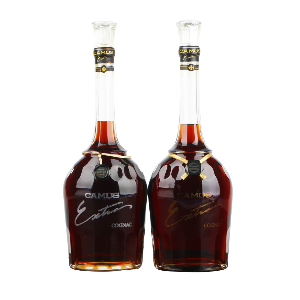 【金满满7】90年代卡慕extra特优干邑白兰地40度700ml*2拍卖