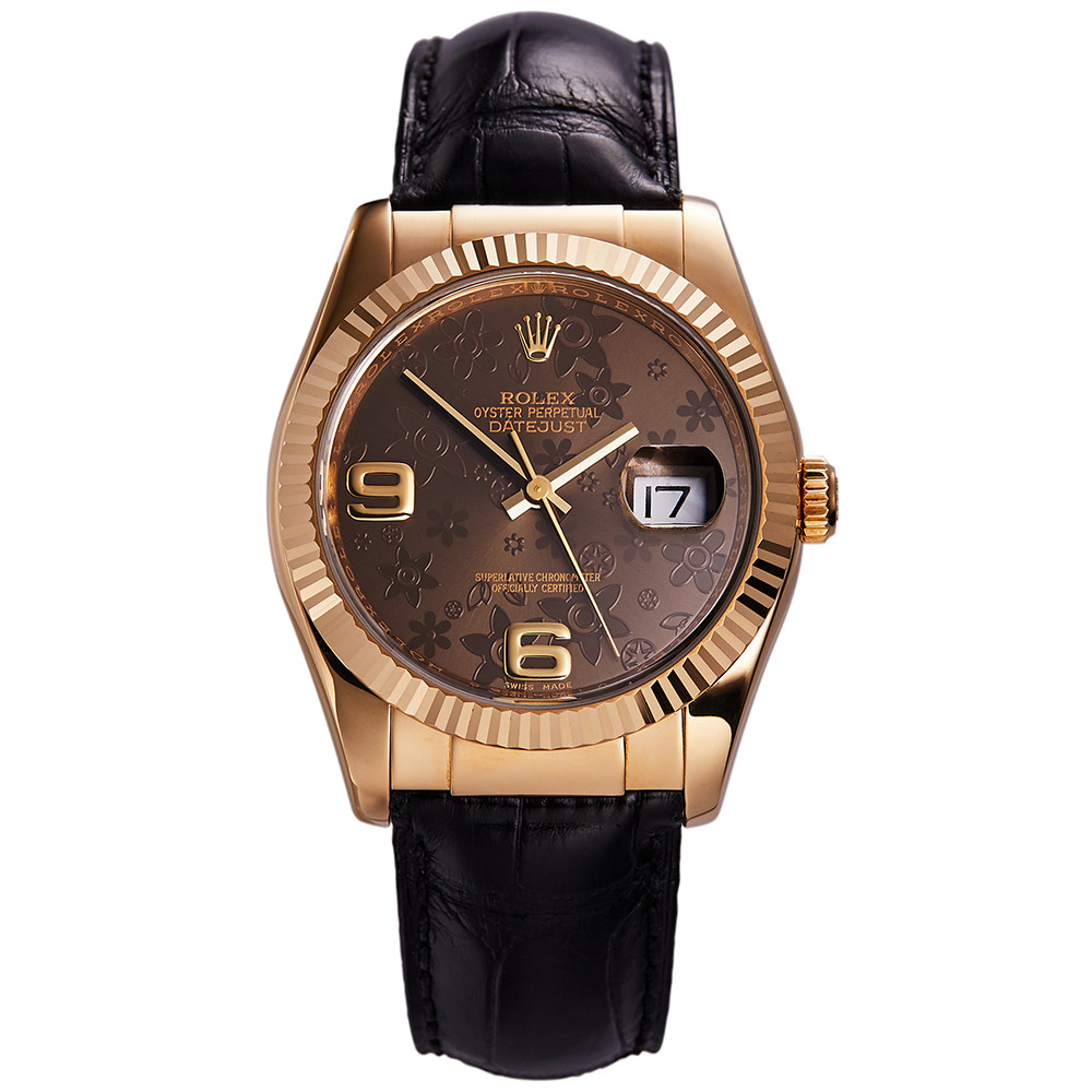 [9.5新]劳力士 日志 自动机械18k黄金腕表116138