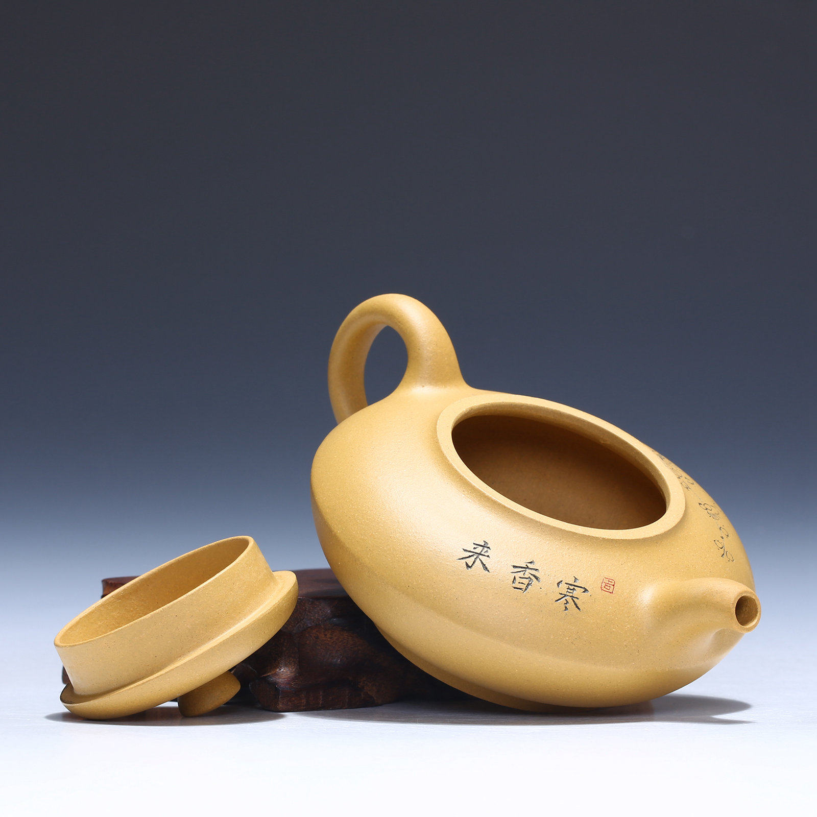 宜兴名家紫砂壶纯手工 保正品 实力派陶手 黄金段 合欢