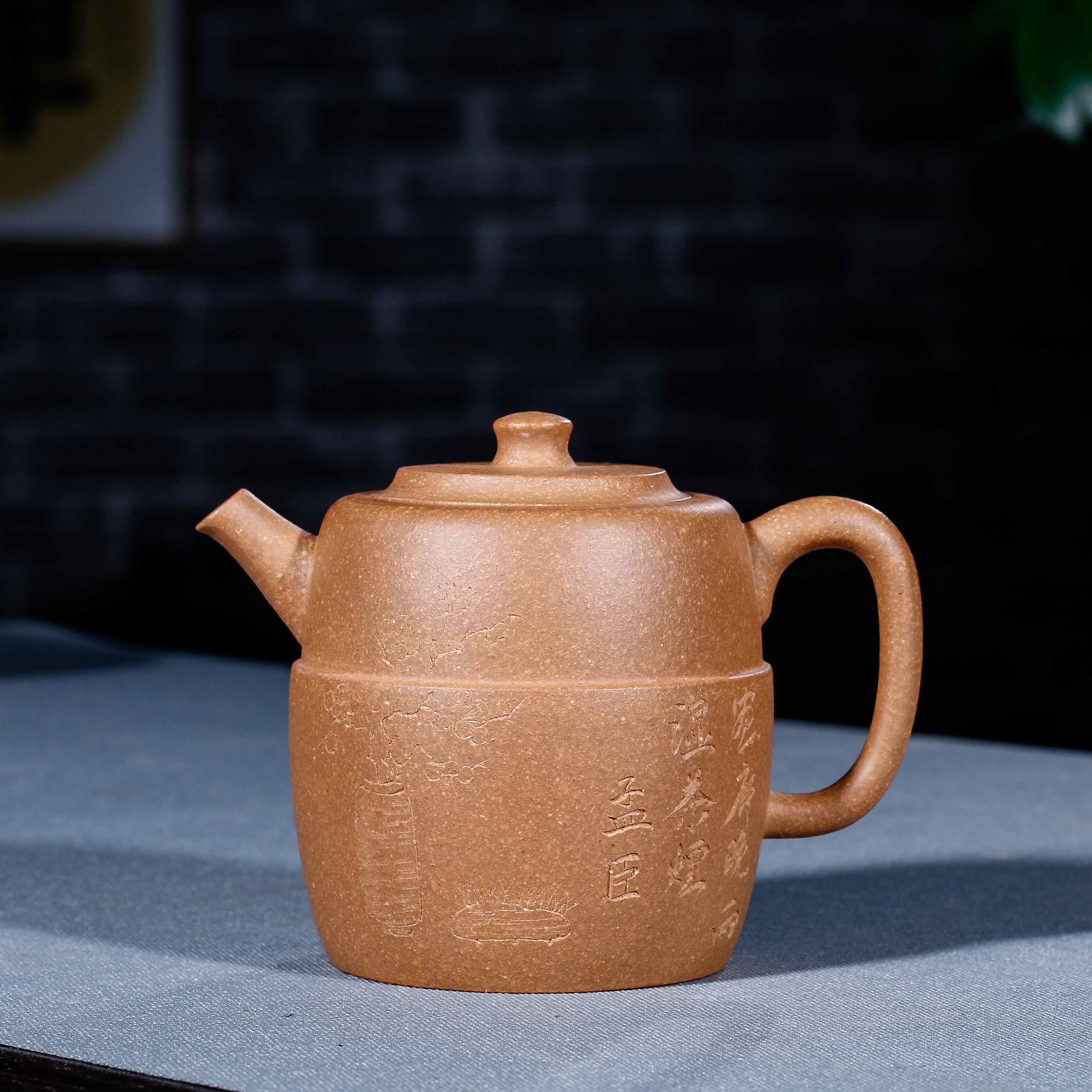 宜兴方井紫砂  春茶季 附认证视频 实力派艺人黄张微全手工制作 赌噜