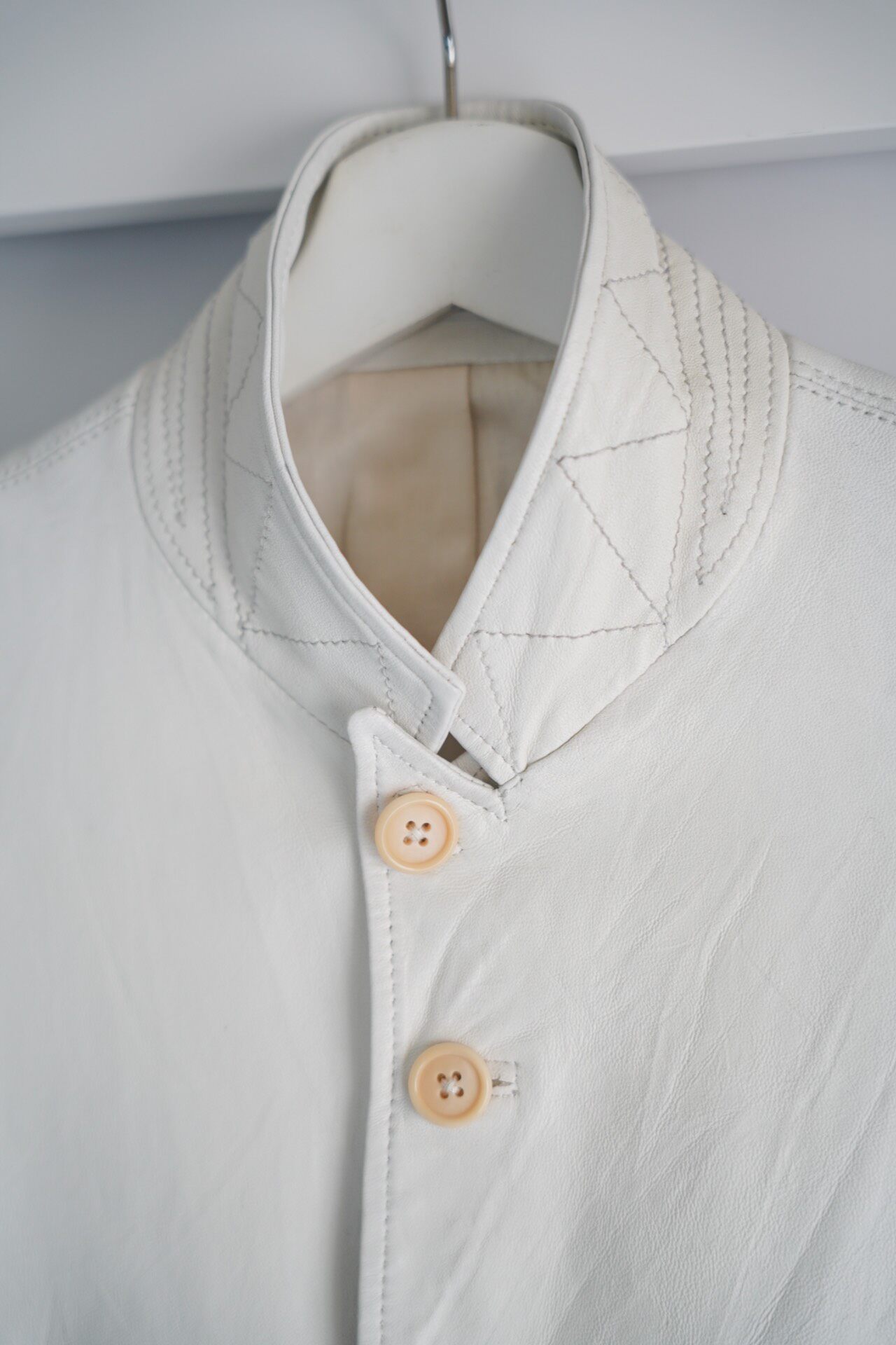 Yohji Yamamoto 2010 SS Sheepskin Blazer — detail
