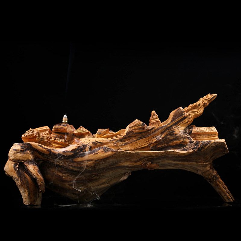 崖柏倒流香摆件 重约8.5kg 山里人家 陈化料 油性足