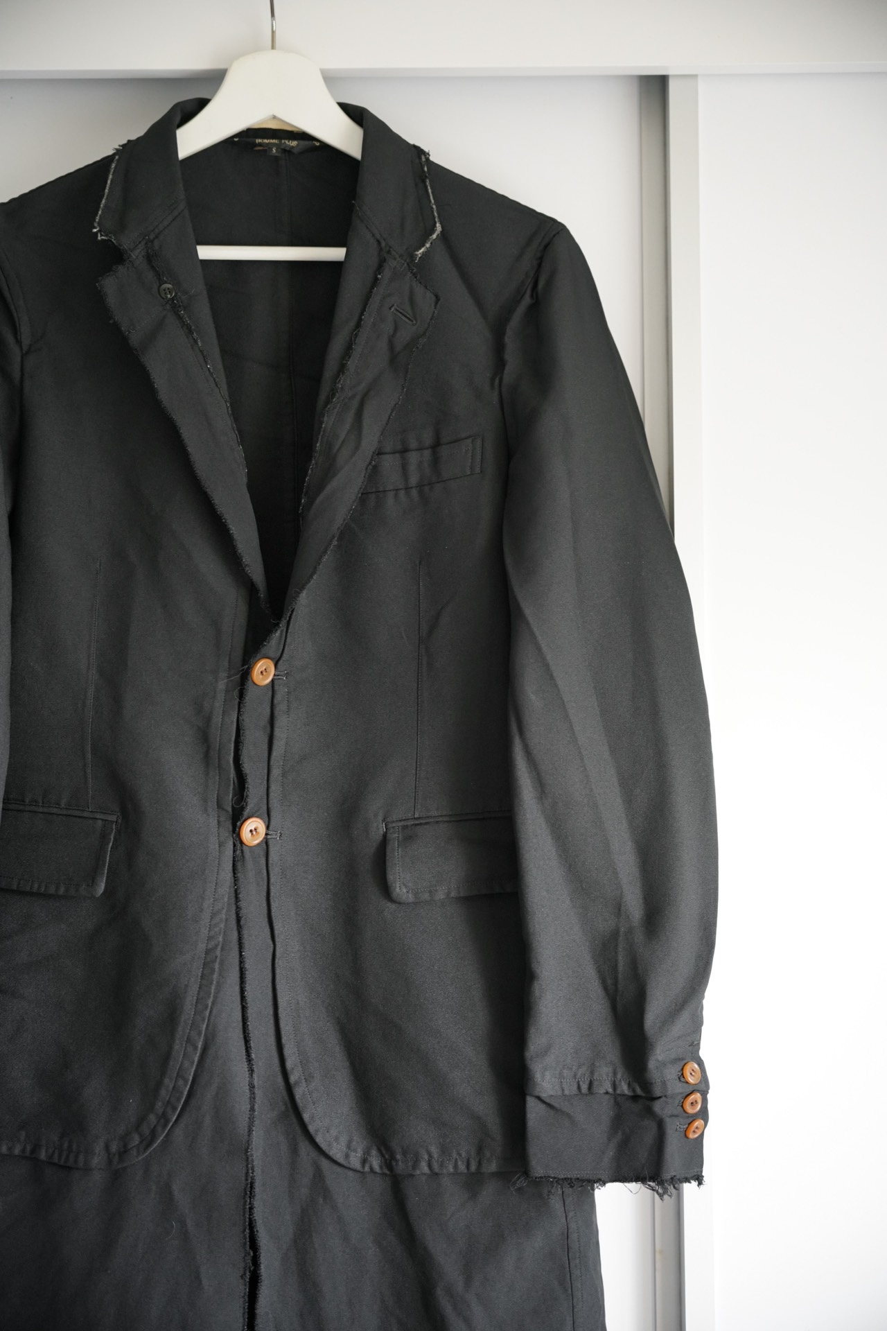 Comme des Garçons 17SS Fake Double Coat — back