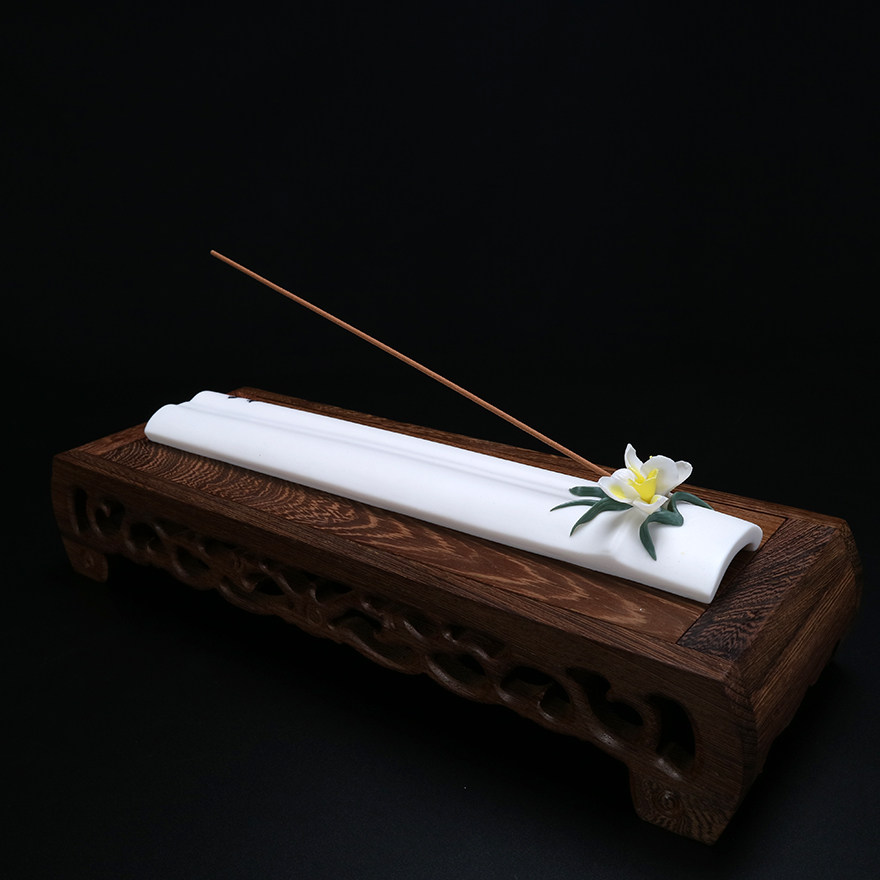 1元起拍┃林政国《幽香》禅意香插香器 新中式手工陶瓷工艺品