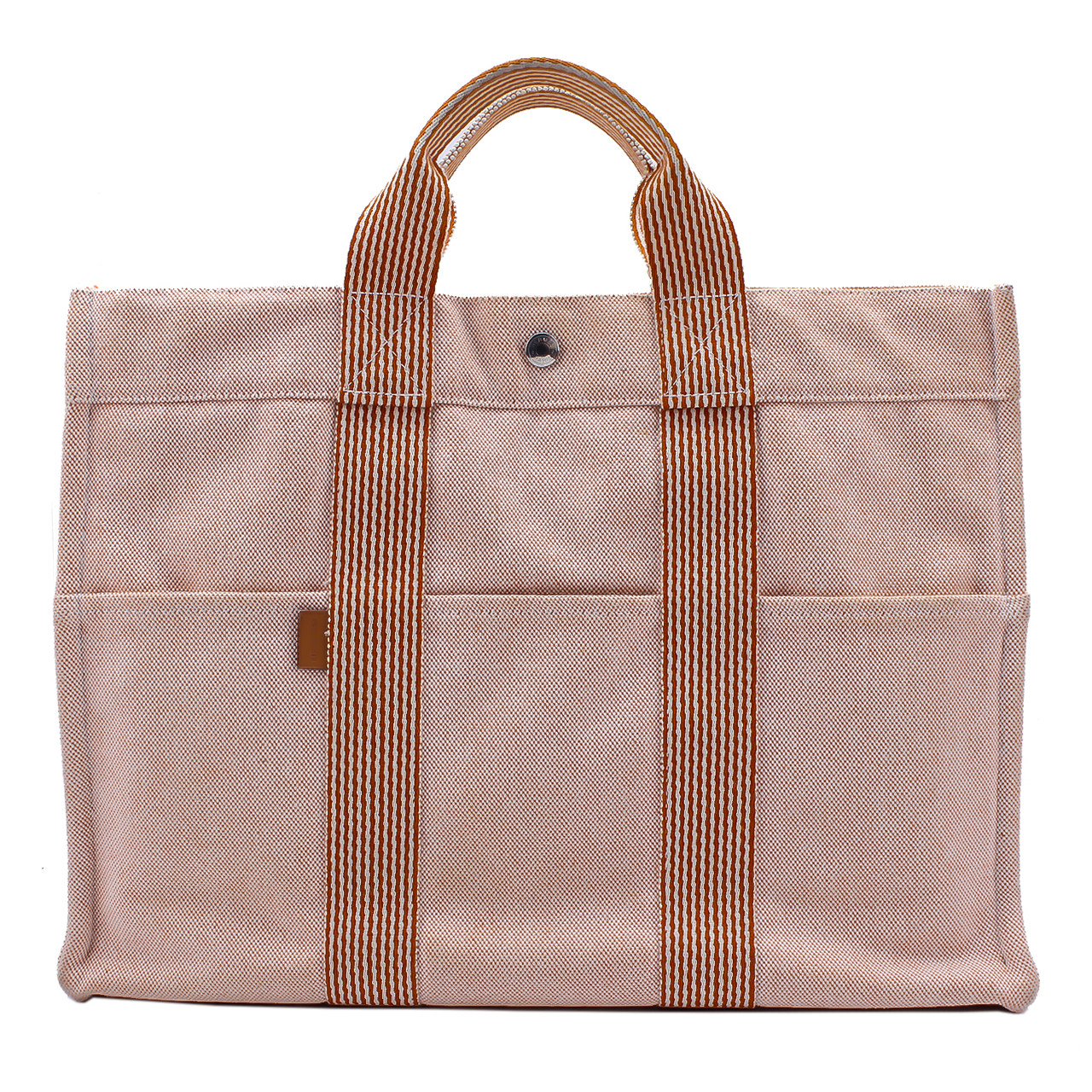 [9新] hermes/爱马仕 中性手提帆布包