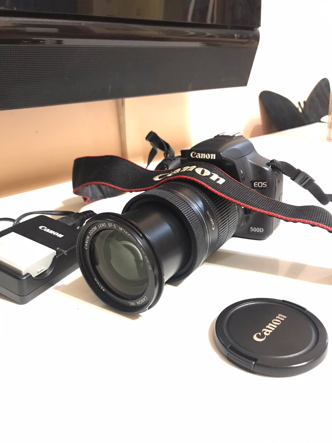 【正品】佳能单反相机EOS500D套机，镜头18-135mm