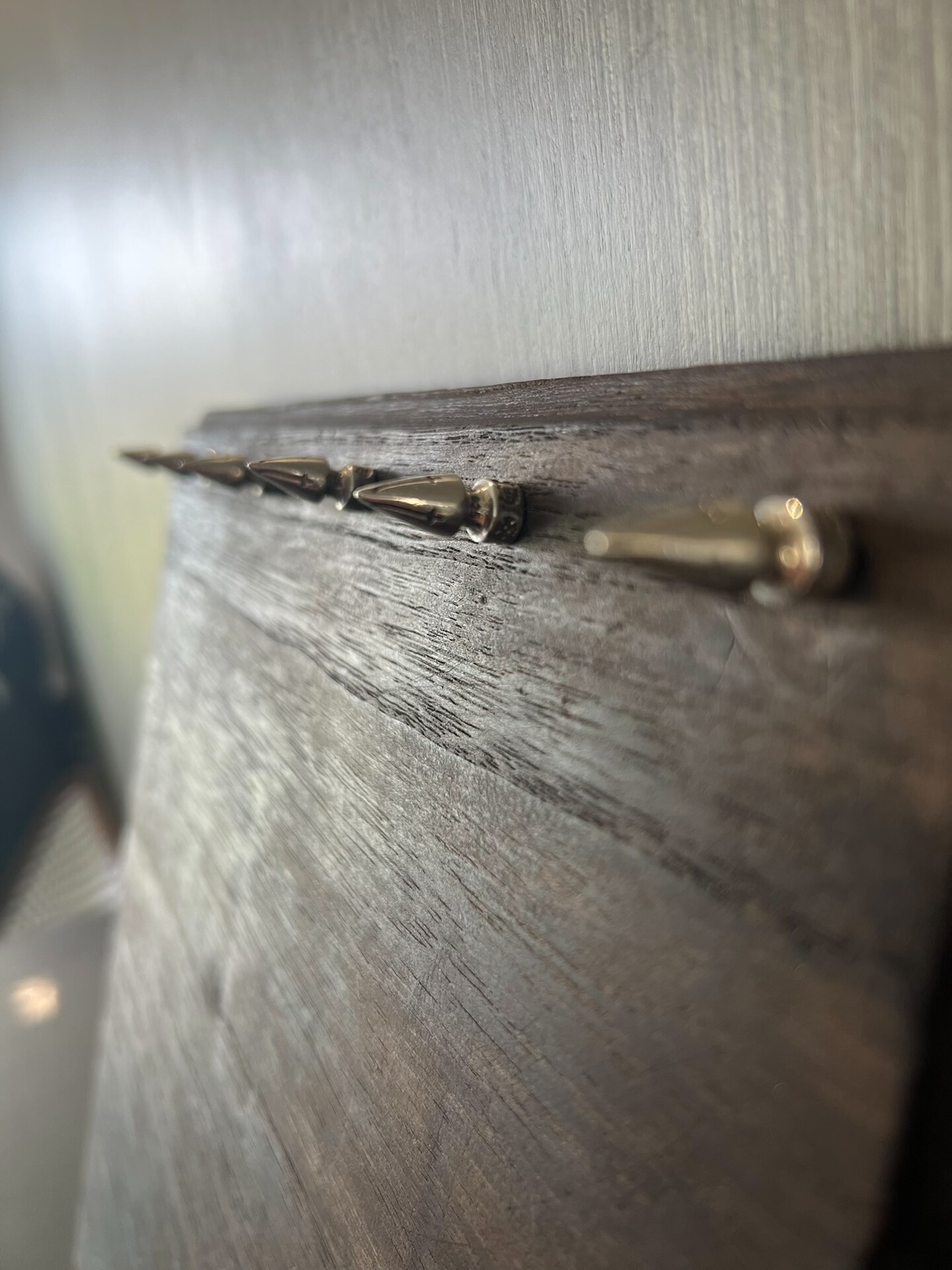 Handmade Chrome Hearts Style Spike Display Tray for Jewelry