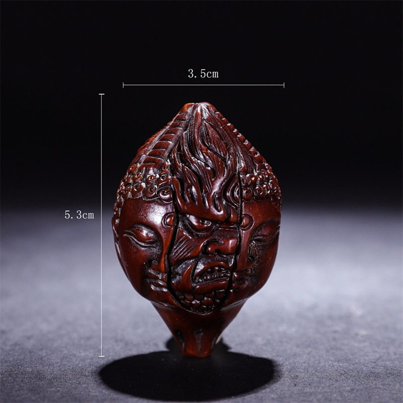 核雕"善恶之间"独籽 a1655