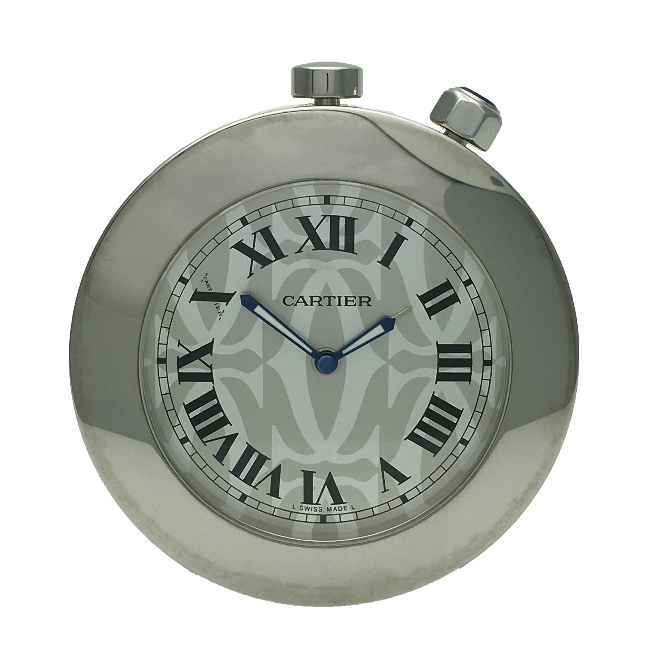 【降价20%】【90新】卡地亚/cartier 石英闹钟 b816