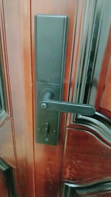 评测点评装修用三星指纹锁DR717怎么样，质量好不好呢？【点评吧】