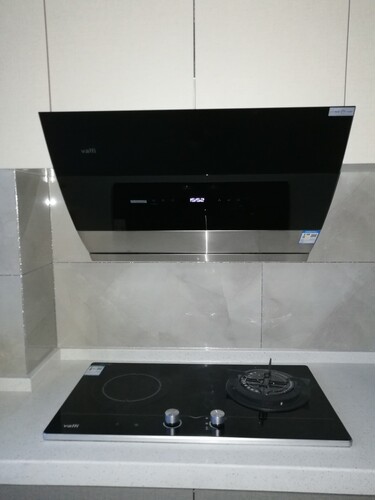 华帝i11134抽油烟机燃气灶套餐侧吸自动清洗厨房家用烟灶套装组合