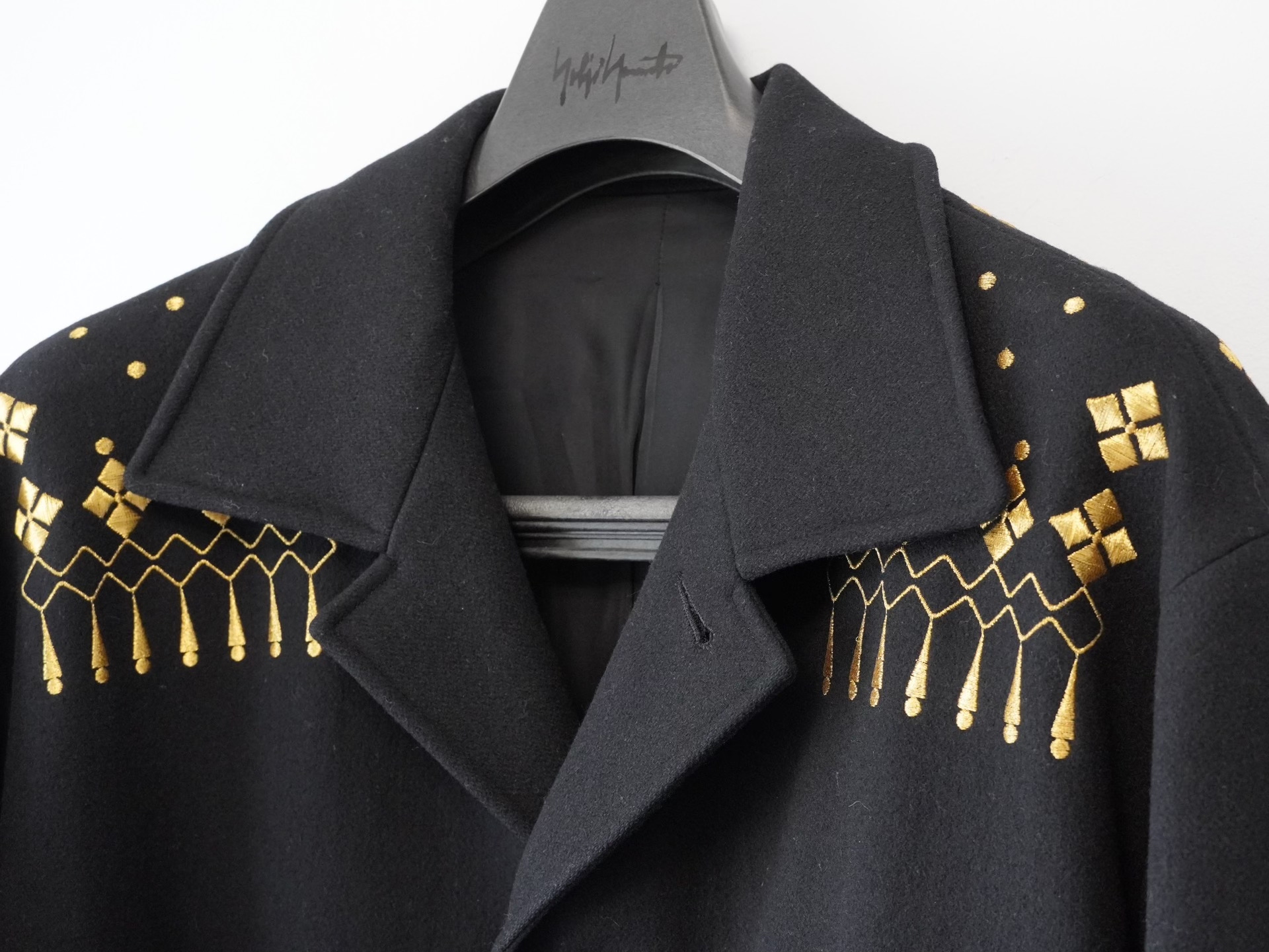 Yohji Yamamoto 1992AW Gold Embroidery Jacket — label