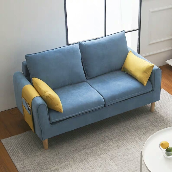 【现货1.2米沙发】新款北欧布艺沙发小户型双人三人简约卧室租