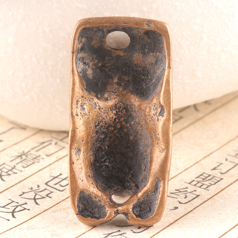 古玩收藏 包浆醇厚 老物件 雪狮天铁托甲 挂件 配饰 y30