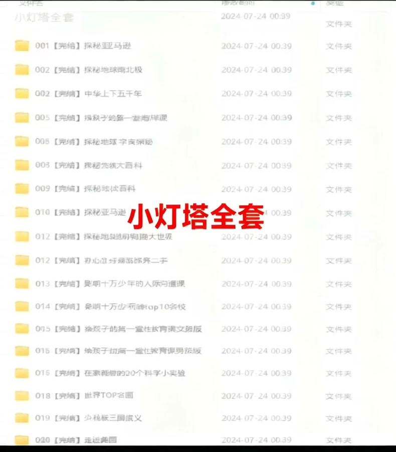 小灯塔动画合集 2026年1月更新 儿童启蒙早教资源 发夸克