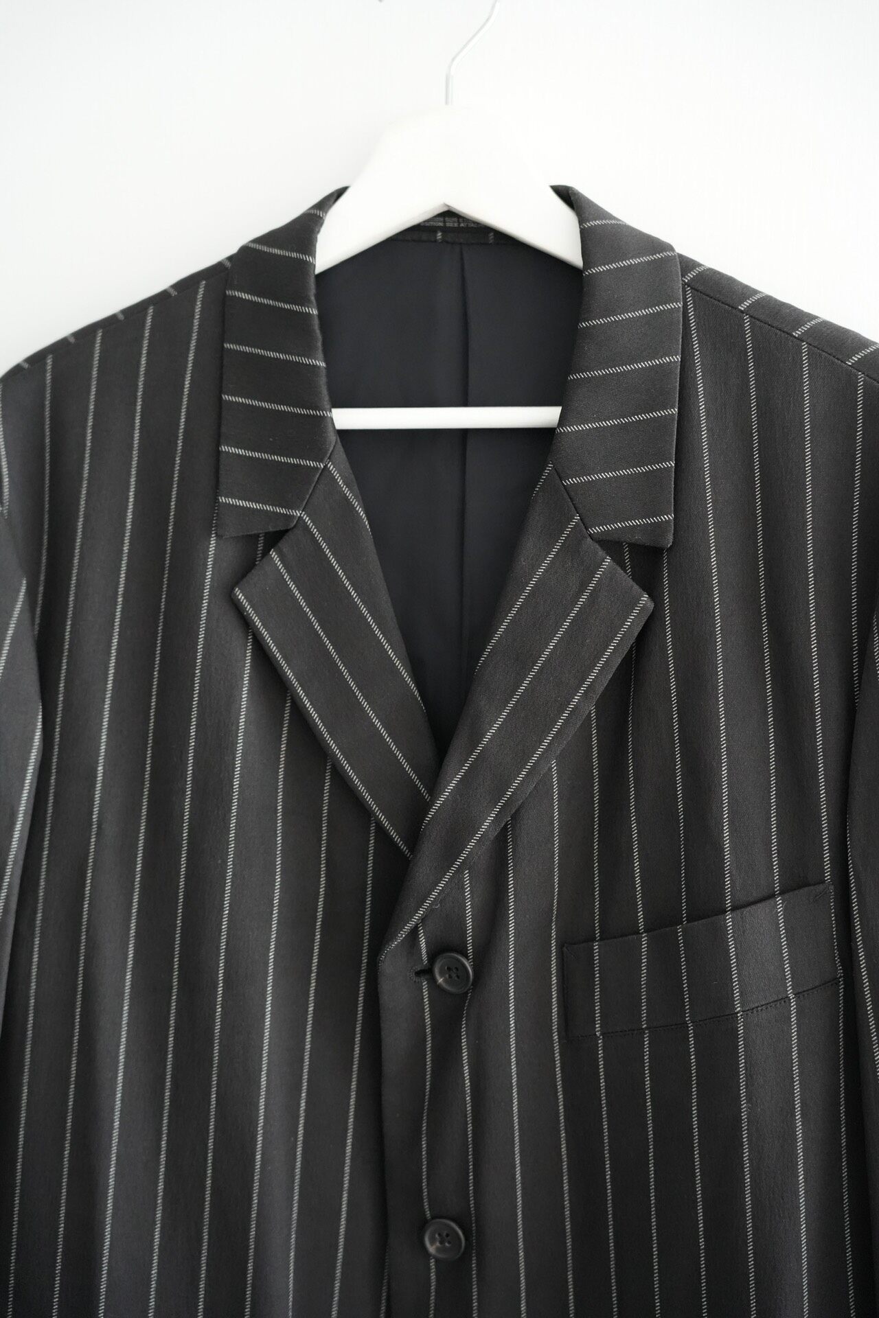 Yohji Yamamoto 97AW Diagonal Stripe Blazer — back