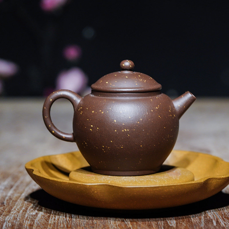 实力派艺人 范老师【全手工 巨轮壶】老紫泥 宜兴紫砂壶茶壶