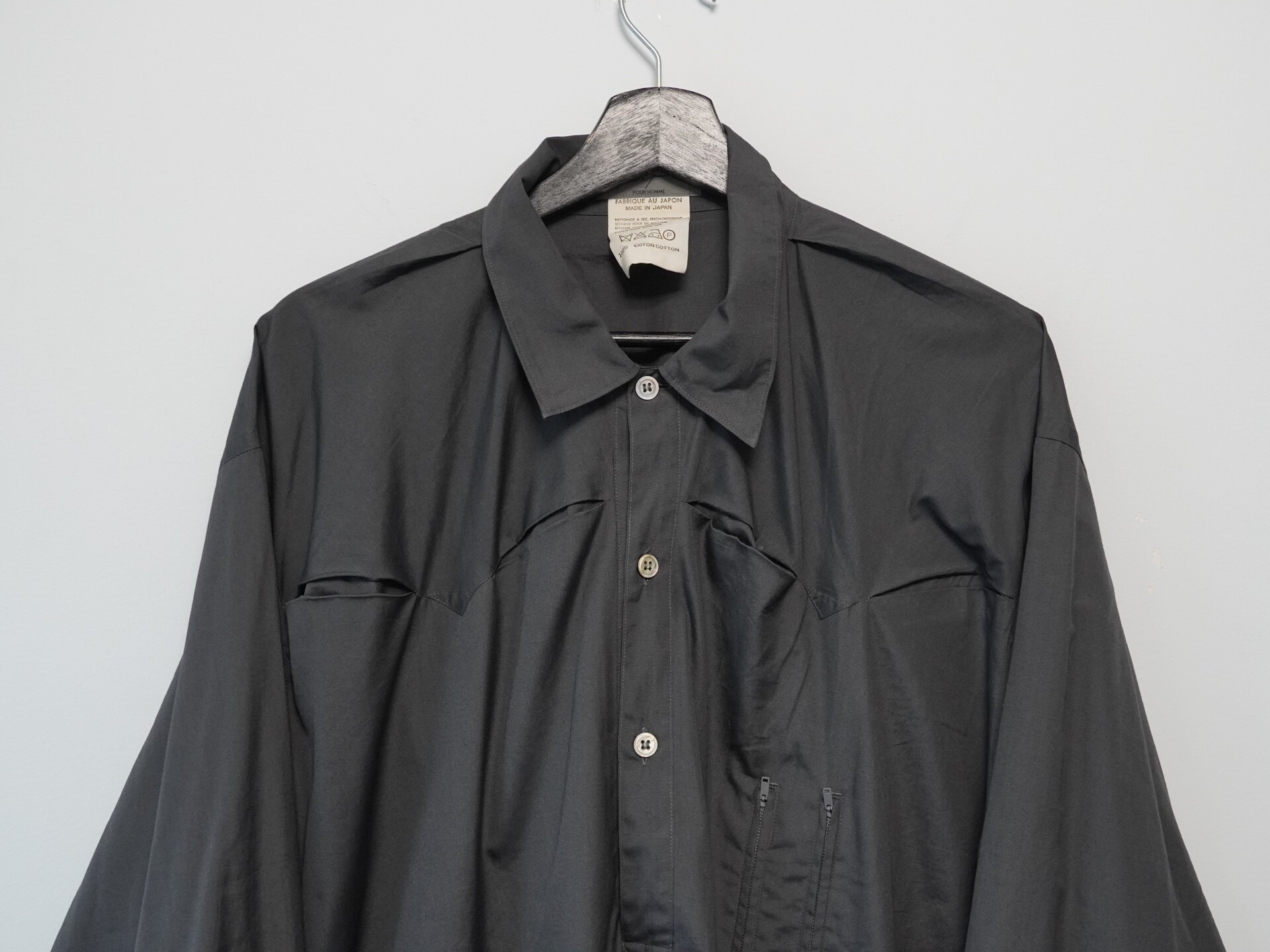 Yohji Yamamoto 1980ss Zip Shirt — front
