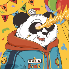 【数字头像】千奇百怪作品:熊猫达达-针霏霏 作者:猛犸象工作室