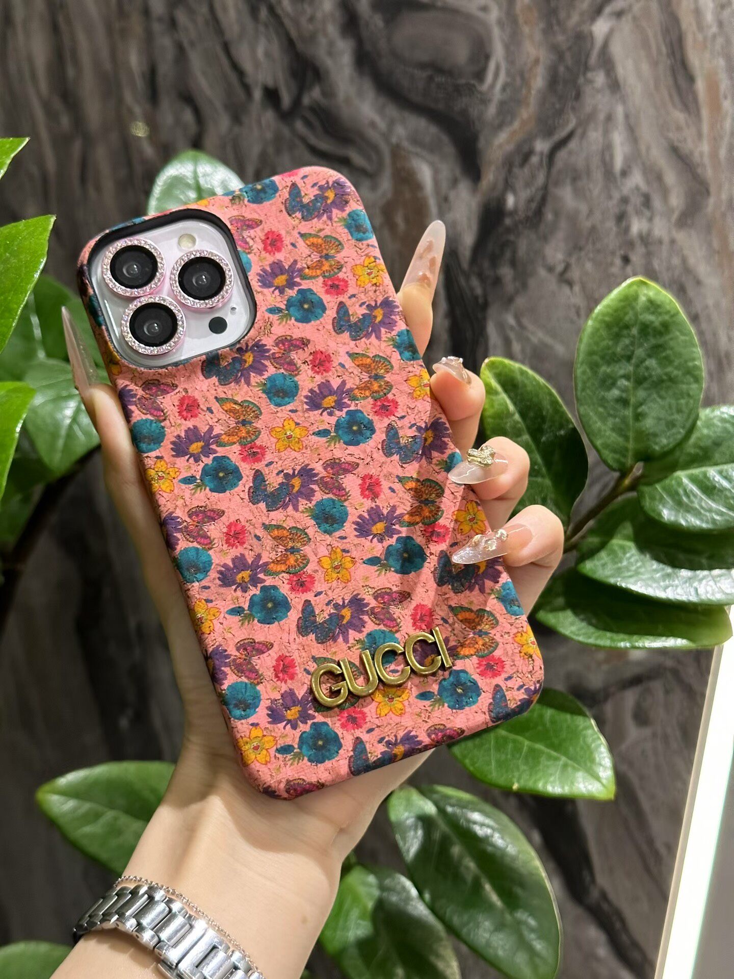 实拍全新 Gucci原版花语系列 轻奢进口油墨高品质粉色花语