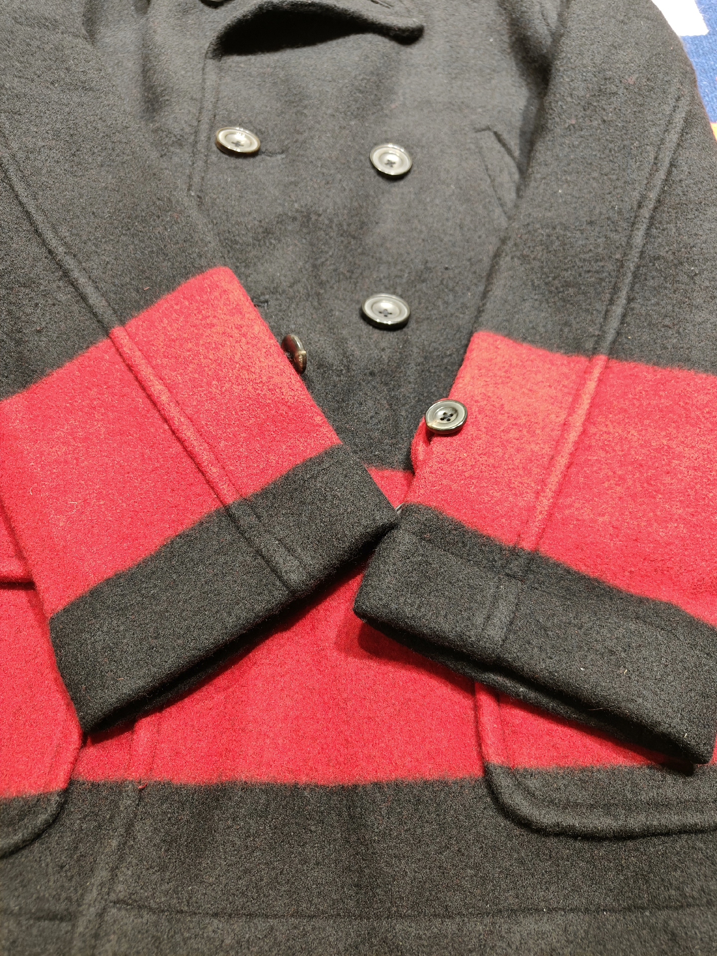 Ralph Lauren RRL 740 Wool Pea Coat — back
