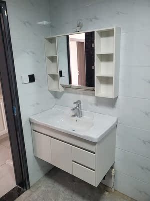 吐槽体验:欧路莎纯白实木浴室柜怎么样?我的真实感受