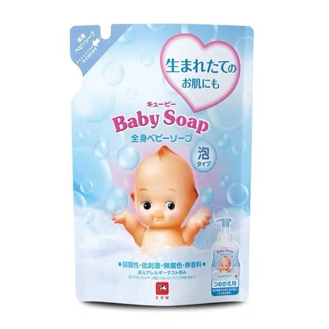 日本牛乳丘比特洗头沐浴二合一补充装350ml