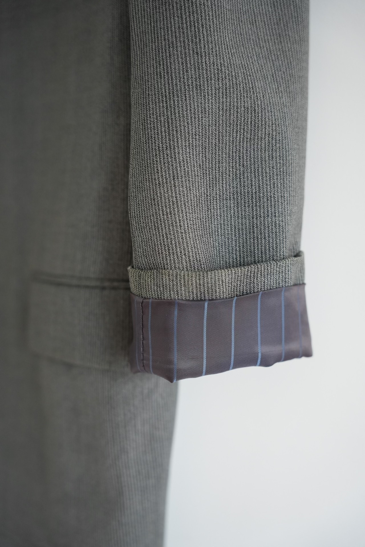 Yohji Yamamoto 90s Fine Stripe Blazer — detail