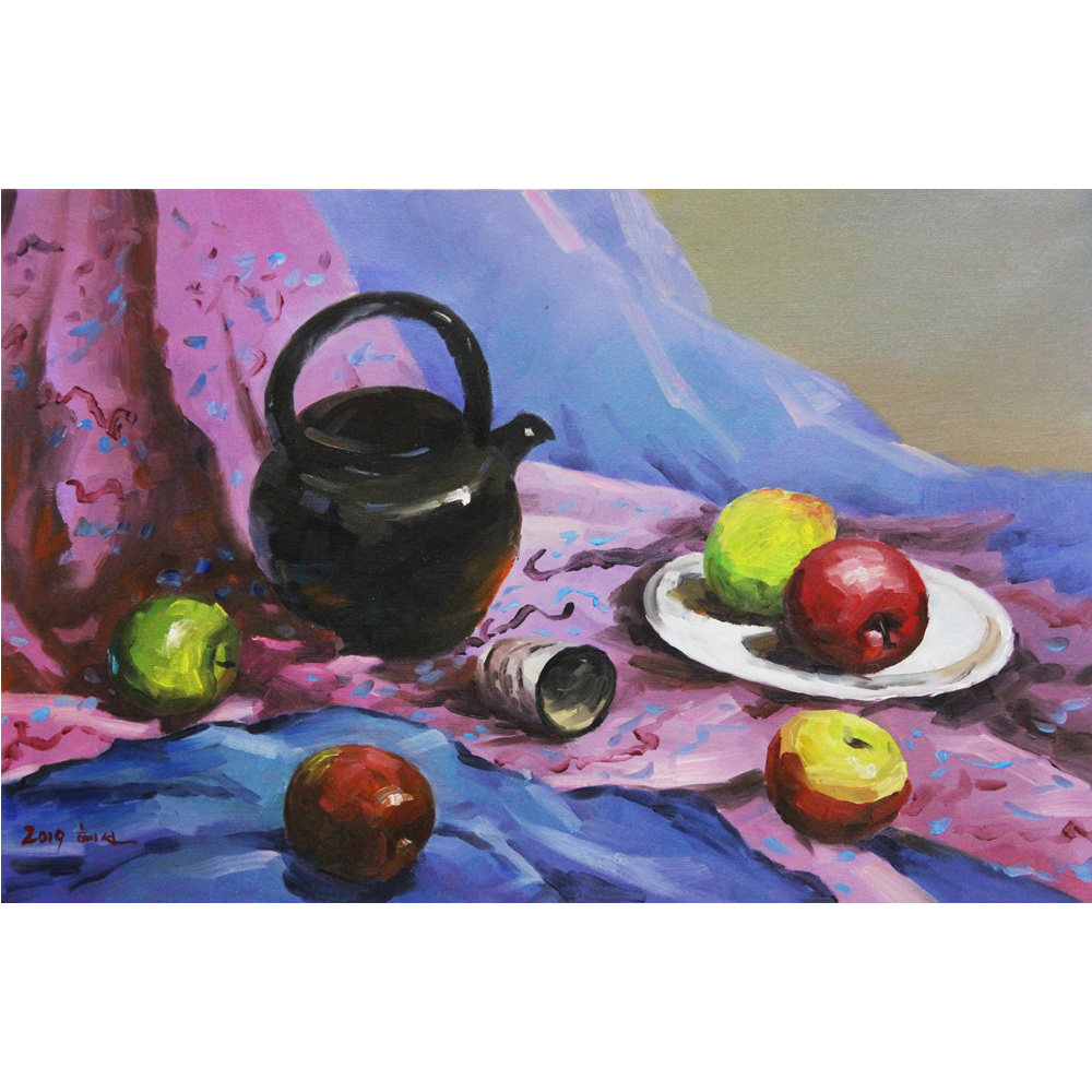 朝鲜一级画家 徐慧善《静物》装饰收藏 c2831