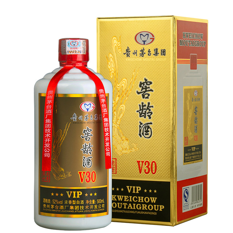 【拍1送1】 52度 茅台集团窖龄酒v30 500ml*6瓶