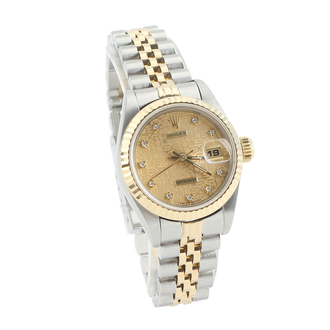 [9.5新]劳力士69173日志型后镶钻电脑面自动机械女表a90819004