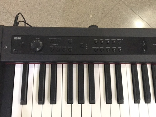 korg科音电钢琴d1紧凑型便携数码钢琴日产rh3琴键舞台卧室电钢