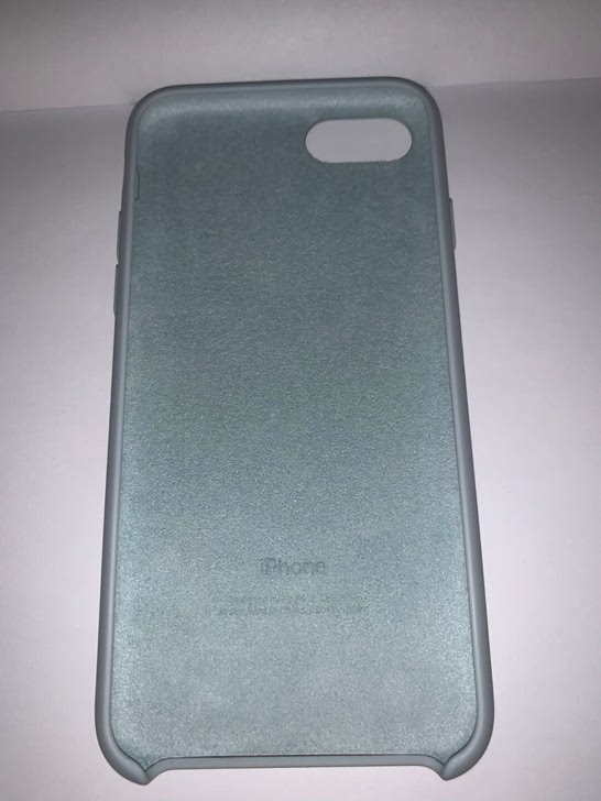 iphone7iphone8原装硅胶壳淡蓝