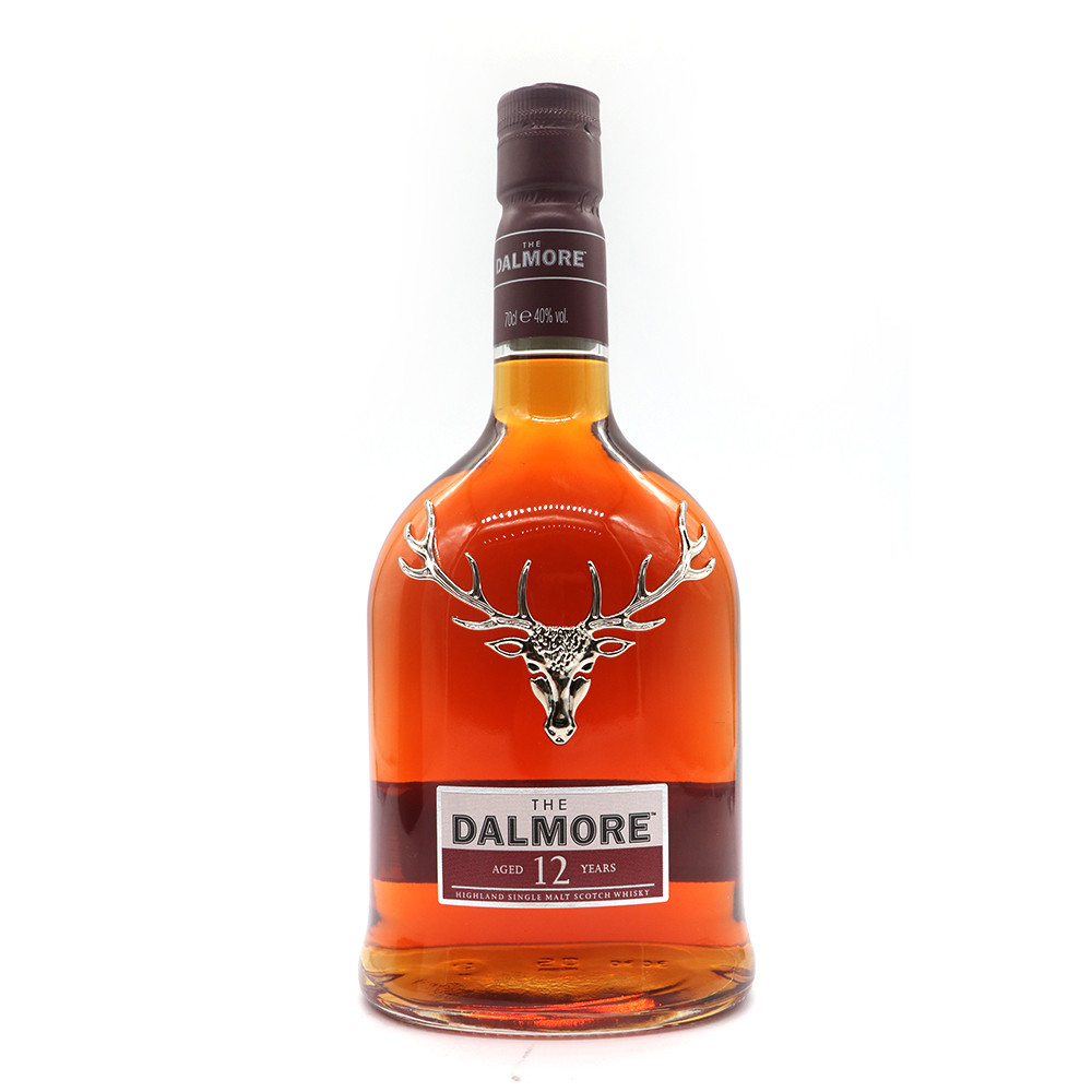 【1元起拍】2瓶 大摩帝摩12年苏格兰单一麦芽兰威士忌 700ml*2瓶