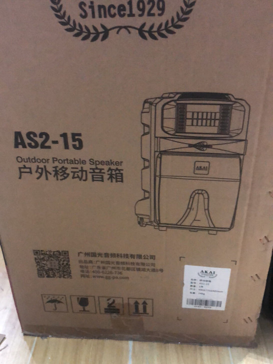 正品雅佳AS2-15，样品机，全套，全新，包装完好，15寸，