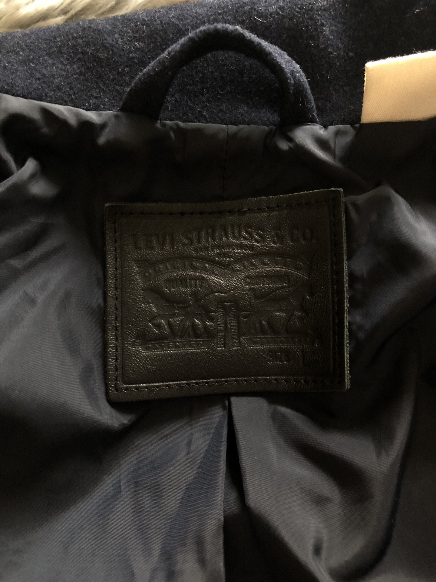 Levi's Wool Blend Varsity Jacket — front