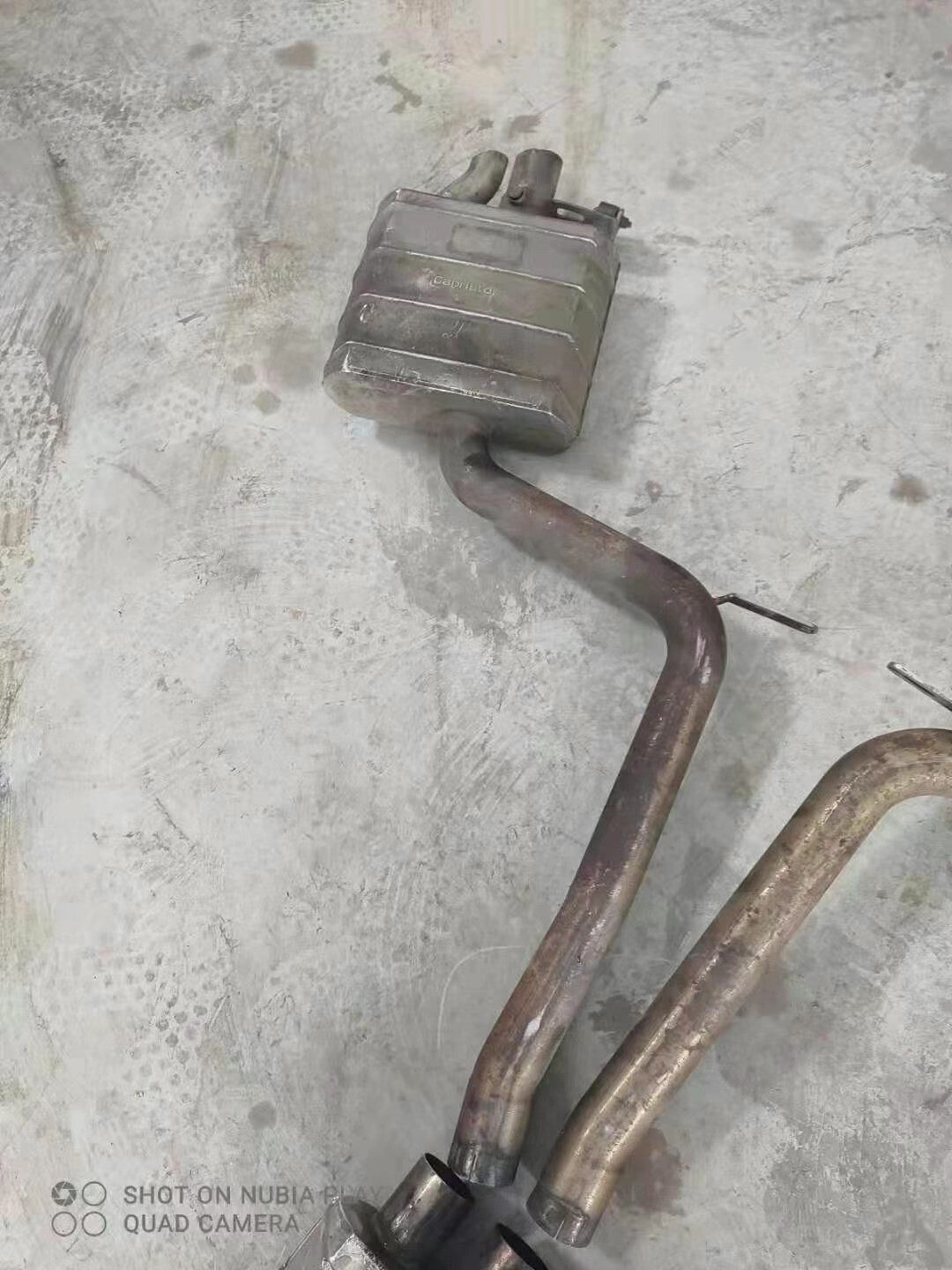 攪拌車國四排氣管拆車件