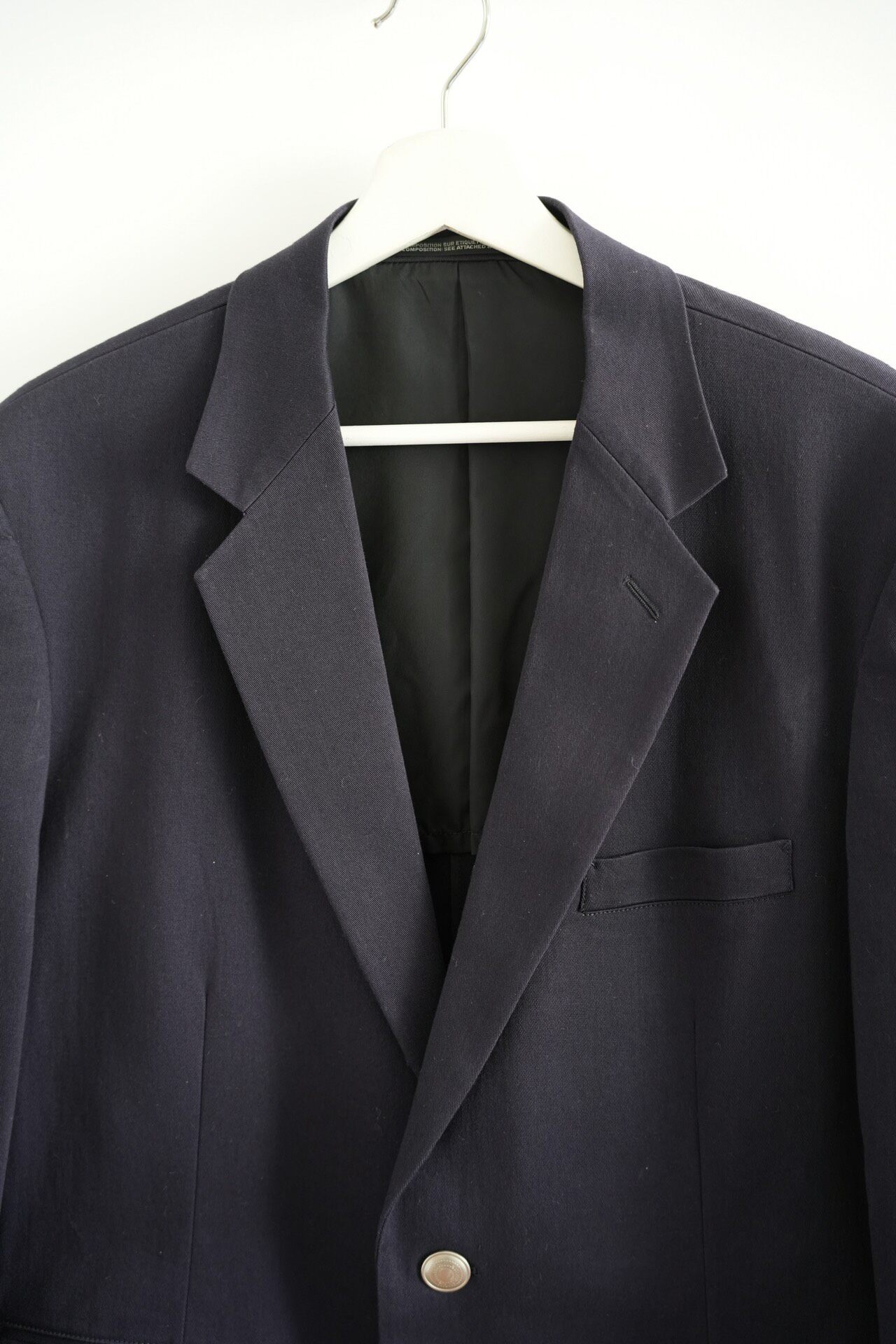 Yohji Yamamoto 12SS Silver Button Blazer — back