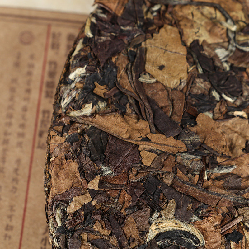 非遗技艺手工茶【5片/1750g】2008年高山老贡眉 福鼎珍品老白茶