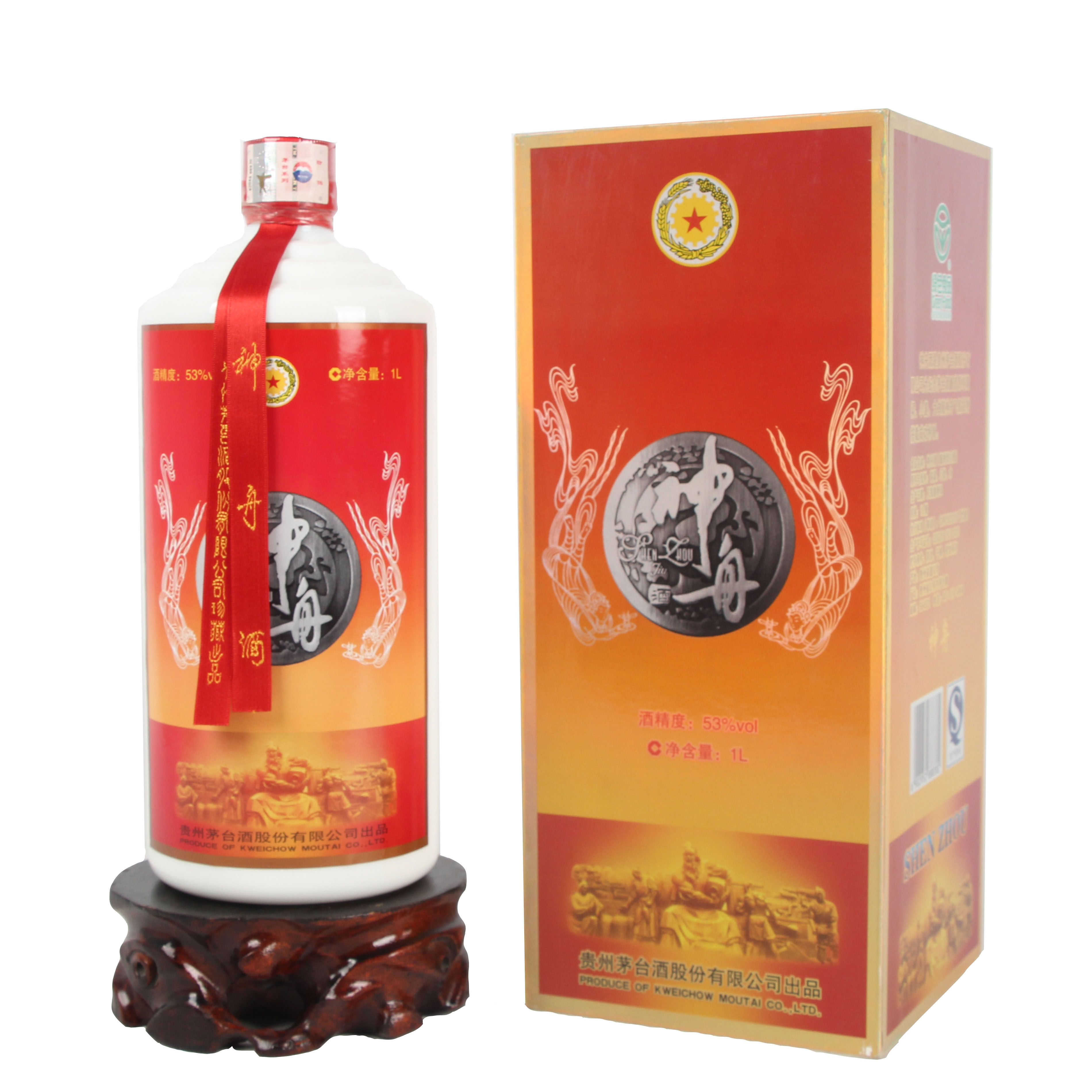 63(承锦老酒)2012年 贵州茅台 神舟酒 53度1l 一箱6瓶