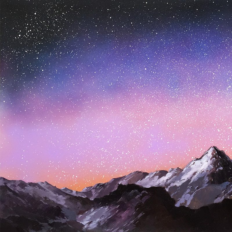 肖娟《星空四》布面油彩|艺馨弘艺