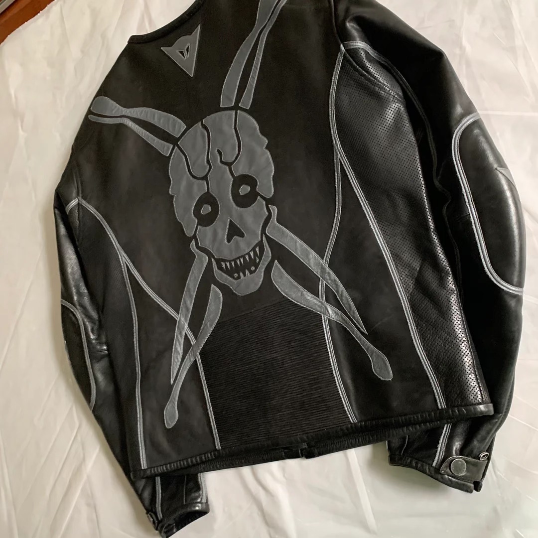 Yohji Yamamoto x Dainese Skull Moto Jacket — front