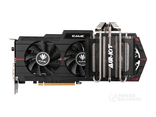 七彩虹gtx760iGame，三风扇，超静音风扇，一键超频，