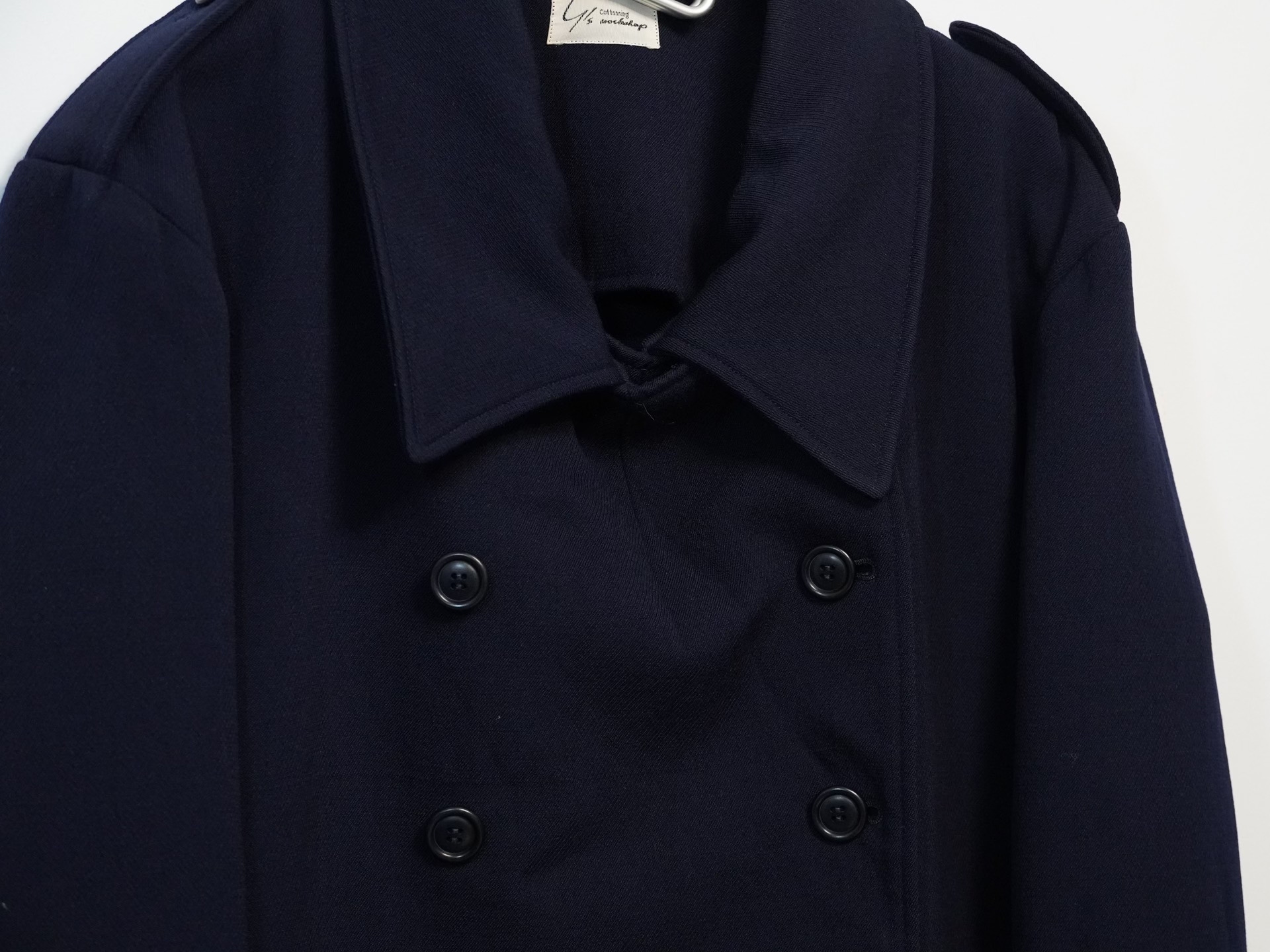 Yohji Yamamoto Double-Breasted Wool Jacket — back