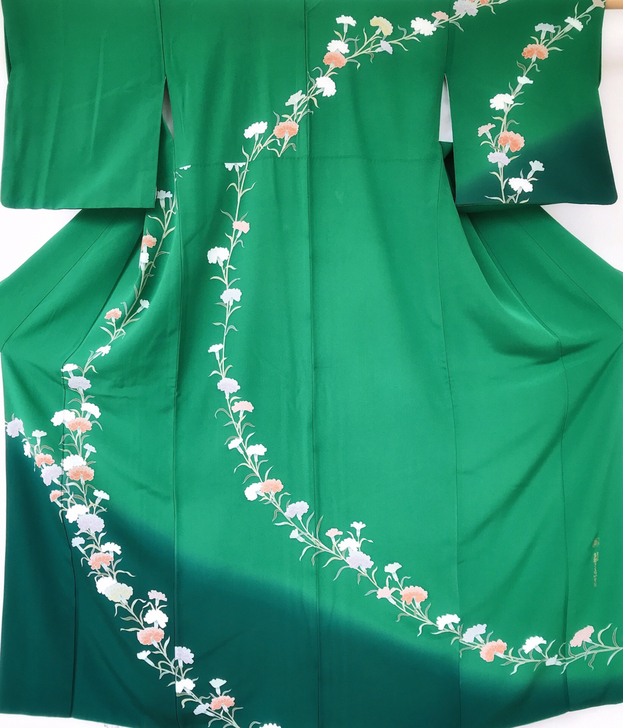 正绢日本正统和服付下访问着共八卦手工旗袍汉服口金包荷