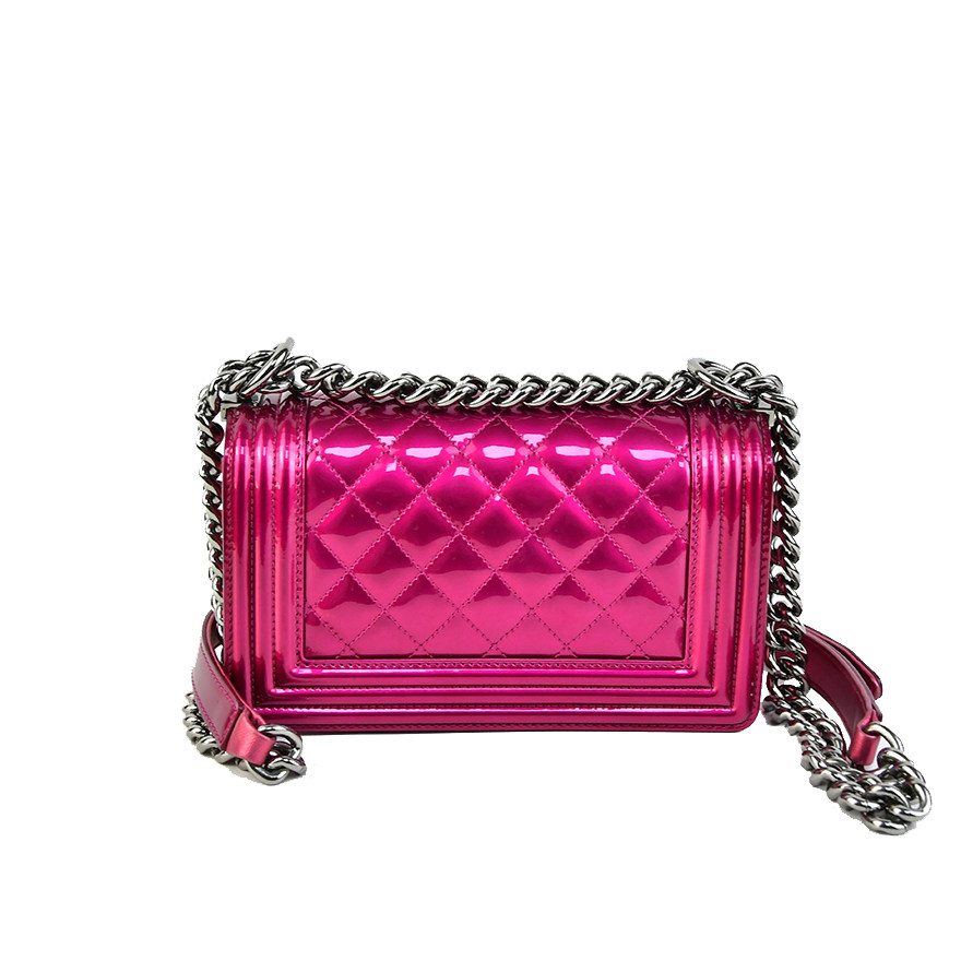 直播五折即刻拍[9.0新]香奈儿女包正品漆皮leboy斜挎包ax0287