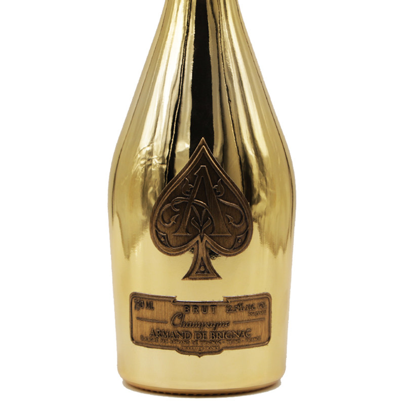 【汇齐循环拍】黑桃a黄金香槟起泡葡萄酒750ml*1支