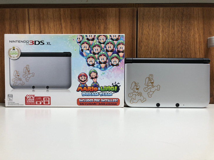 3DSLL限定老大三3DSXL马里奥路易吉30周年限定